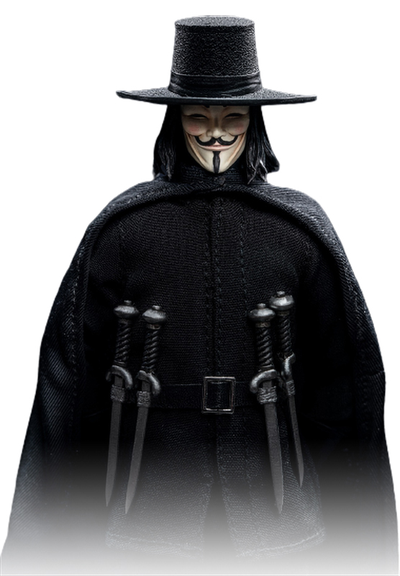 Ви («V» значит Вендетта) - Коллекционная фигурка 1/12 SCALE V fighter (DS-2304) - DSTOYS