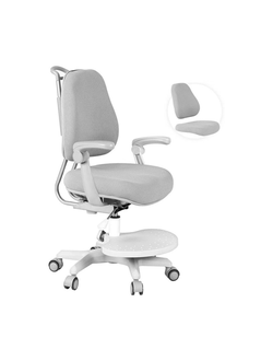 Детское эргономичное кресло Cubby Paeonia Grey с подлокотниками