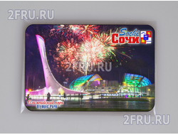 Магнит на холодильник 8х6 см. с символикой Сочи - Олимпийский парк