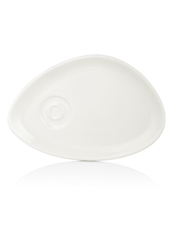 Блюдце 25*17 см кофейное Arel Bone