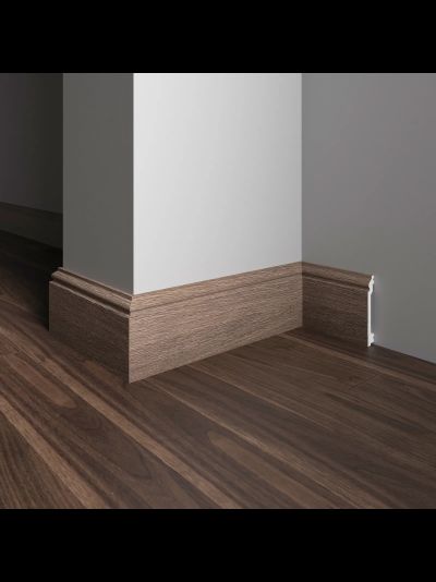 Напольный плинтус Decor-Dizayn 701-92SH, влагостойкий, ударопрочный, 2,4 метра