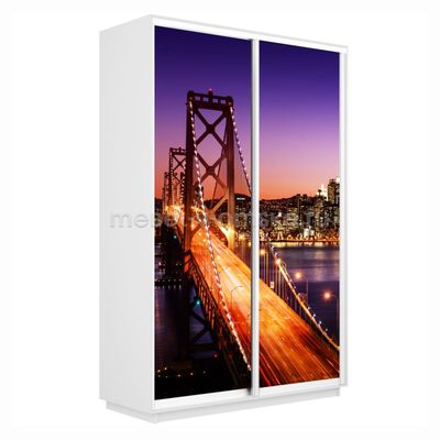 Шкаф-купе Дуо-Фото (Ночной мост) 1200*450*2200