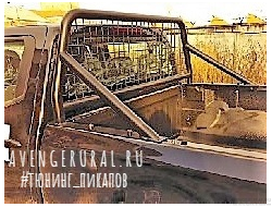 Дуга в кузов с защитой заднего стекла на кузов Great Wall Wingle 7