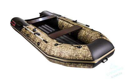 Лодка ПВХ Мастер Лодок Таймень NX3600НДНД Pro Камуфляж камыш / Черный