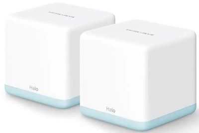 Бесшовный Mesh роутер MERCUSYS Halo H30 (2-pack) Белый