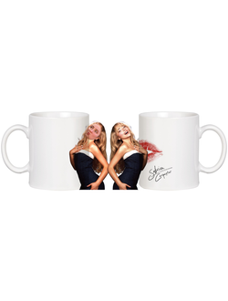 Кружка белая 330 мл "Сабрина"