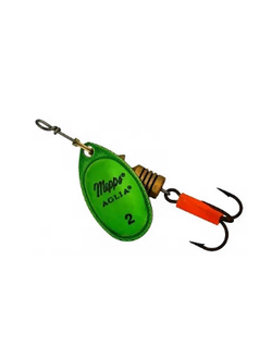 Блесна Mepps AGLIA PLATINUM VERT №0 (2,5гр.) (в упаковке-3шт)