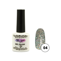 Гель-лак FOR YOU Magic Crystal № 04
