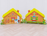 НФ-00003195 Театральная декорация "Деревенский домик" (внутри-снаружи)