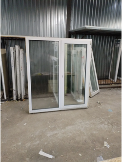 ОКНО БУ ШИРИНА 1500 ВЫСОТА 1700 ПРОФИЛЬ 58 мм, 32 СП (ДВУХКАМЕРНЫЙ)