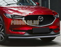 Защита переднего бампера d42 на Mazda CX-5 (2017-...)