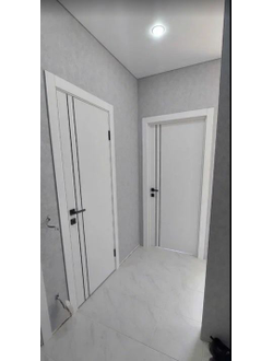 Межкомнатная Дверь 2В Леском софт белый