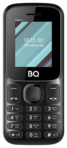 4630055241941   Мобильный телефон BQ 1848 Step+ Black (БЕЗ СЗУ В КОМПЛЕКТЕ). 2 SIM, FM-приемник фонарик, Bluetooth.