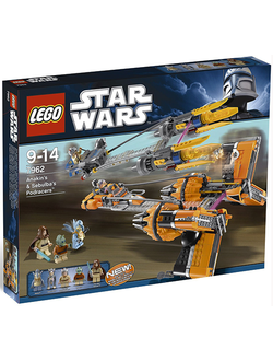 # 7962 Гоночные Капсулы Энакина и Себульбы / Anakin’s & Sebulba’s Podracers (2011)