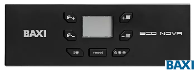 Котел газовый настенный BAXI ECO Nova 14F (NEW 2025) двухконтурный + Комплект дымохода "антилёд" 100023937
