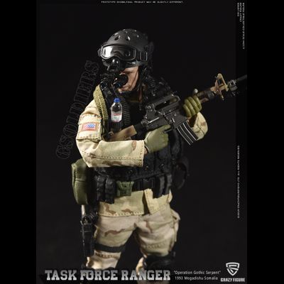 Сержант отряда "Дельта" военного спецназа  США ("Падение Черного Ястреба") - Коллекционная фигурка 1/12 scale US Delta Special Force - master sergeant (LW005) - Crazy Figure