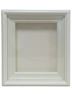 Киот деревянный с гладкой  рамой для иконы формата 17,5х21см