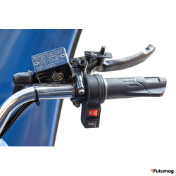 Грузовой электротрицикл Rutrike Гермес Pro 1500 72V2200W синий