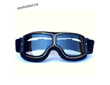 Мотоциклетные ретро очки BLF в винтажном стиле (мотоочки, маска), прозрачная линза