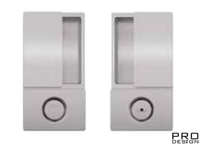 Ручка WAVE для распашных дверей WC матовый хром