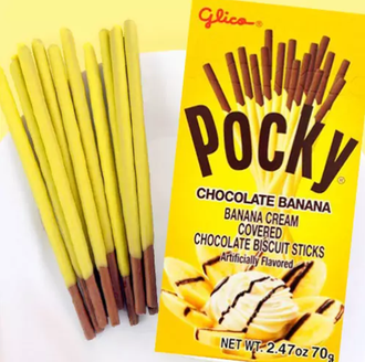 POCKY biscuit stick choco banana 42g (10 шт.)