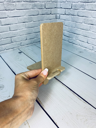 Подставка под телефон 160*80 мм из мдф для росписи и декупажа