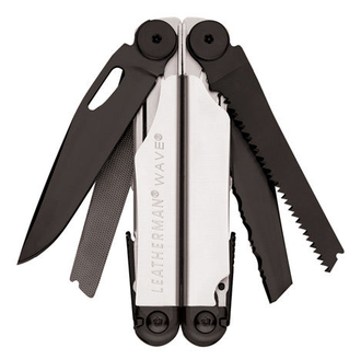 Мультитул LEATHERMAN wave, 17 функций,  черный [832458]