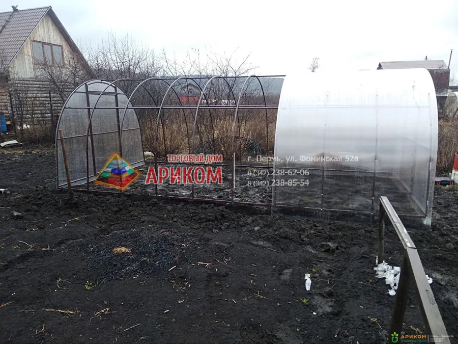 Теплицы и сотовый поликарбонат в Перми от Ариком