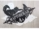 адресная табличка с кошкой