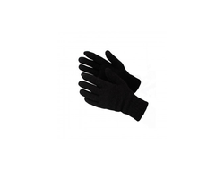 Перчатки вязаные, черные , размер М