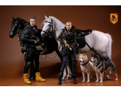 Рыжий конь - Коллекционная фигурка 1/6 Scale German Hanoverian Warmblood Horse Statue - Real Animal Series (No.17) - Mr.Z