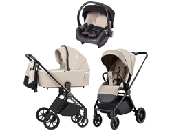 Коляска 3в1 Carrello Ultra Cosmic Beige 2024 (helle)