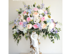 Композиция на статуэтке ангела свадебная Феерия № СА013