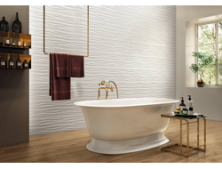 Керамическая плитка 3D White Wall 30.5х56 настенная рельефная. Цена за м2 3000 руб.