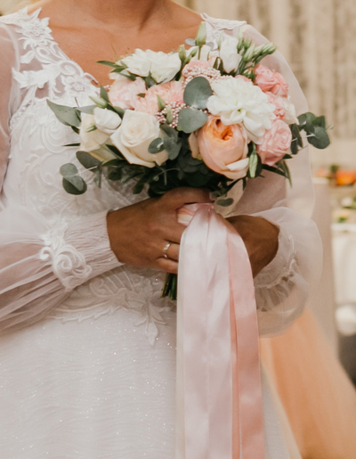 Букет невесты & Бутоньерка № 1352