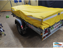Тент на прицеп МСЗА 245-123 (на дуги)