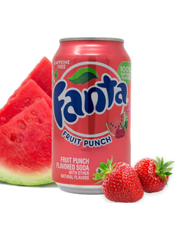 Газированный напиток Fanta Фруктовый Пунш 355мл