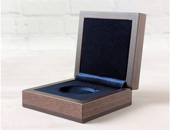 Деревянный футляр для монеты c ложементом