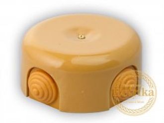 Ответвительная коробка золото Retrika из высокопрочного фарфора