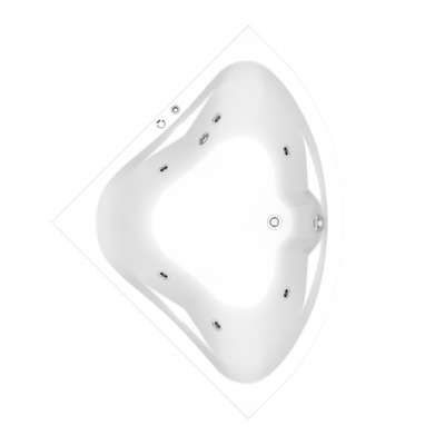 Акриловая гидромассажная ванна BAS Империал 150х150