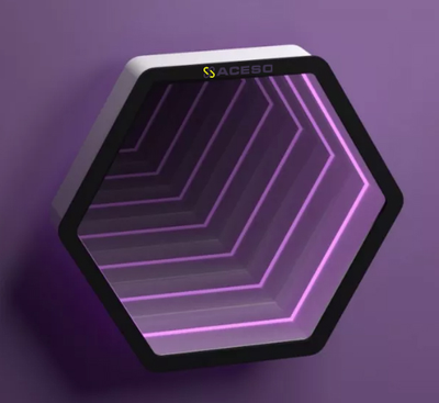 Светозвуковая панель "Бесконечность шестиугольник"