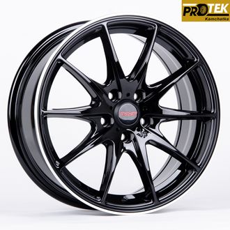 Комплект дисков R16 7,0J ET+38 5*100 RAYS 5203-SV262 Черный с полированным ободом (80757)