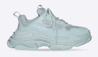 Кроссовки Balenciaga Triple S Trainers in light blue double foam and mesh