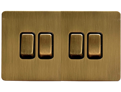 Переключатель 4-клавишный T&J Electric Ultimate II Antique Bronze