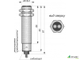 Оптический бесконтактный датчик OC11-NO/NC-PNP (Л63, с регулировкой)