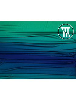 Бифлекс матовый градиент, цв. Синий + Зеленый