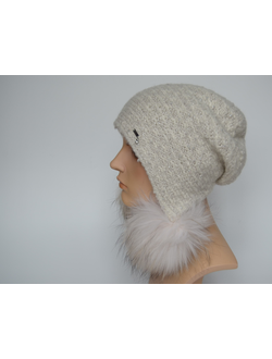 Vizio Италия 1024 шапка ушанка белая