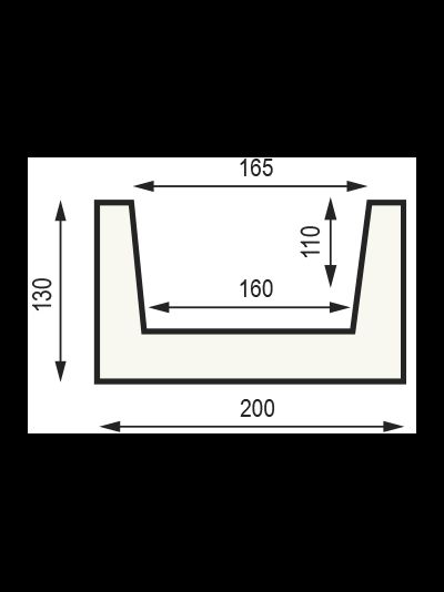 Декоративная балка из полиуретана Country Decor (WOOD LOOK) рубленная Б3 (130х200) светлый дуб