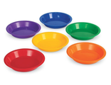 LER0745 Цветные тарелки для сортировки канцелярских товаров (6 элементов)