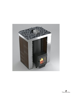 Печь с закрытой каменкой для бани Услада 10